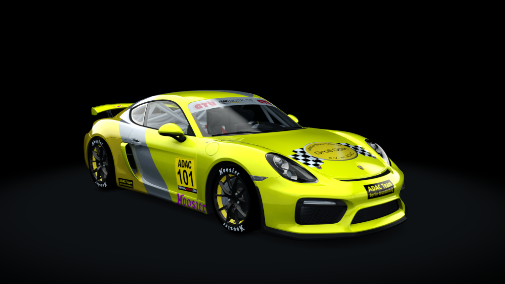 Porsche Cayman GT4 Digital Cup, skin ADAC_101_G.Doelln