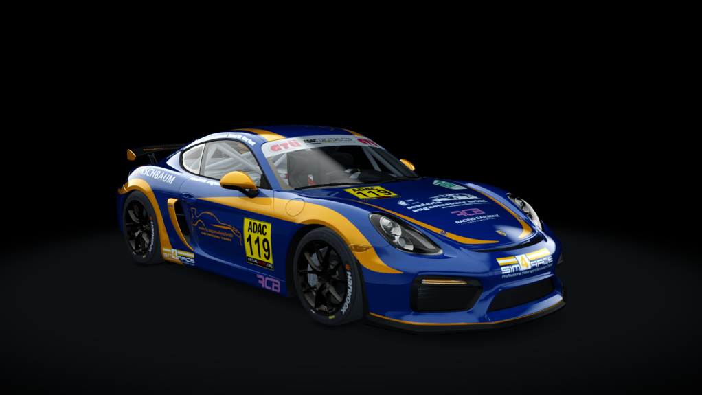 Porsche Cayman GT4 Digital Cup, skin ADAC_119_SCBruehl