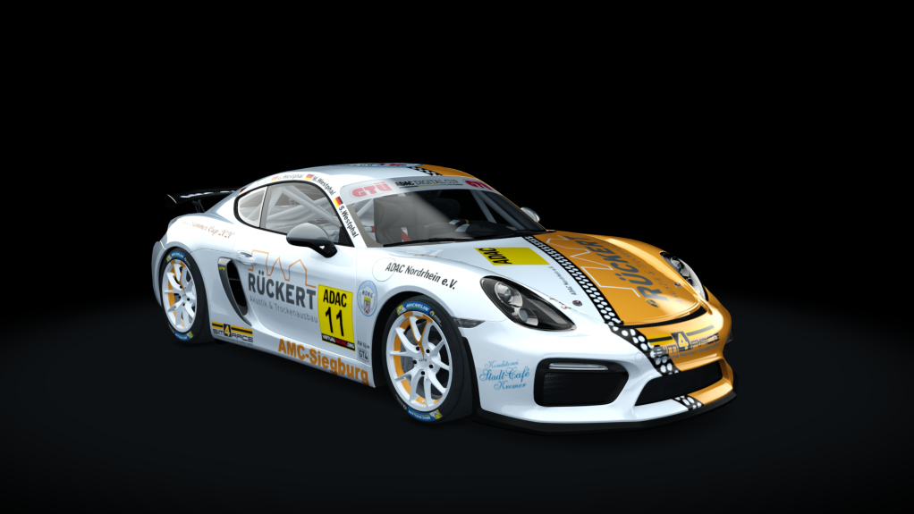 Porsche Cayman GT4 Digital Cup, skin ADAC_11_Siegburg1byRueckertTrockenausbau