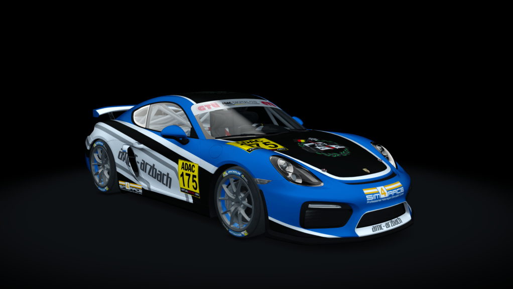 Porsche Cayman GT4 Digital Cup, skin ADAC_175_Arzbach