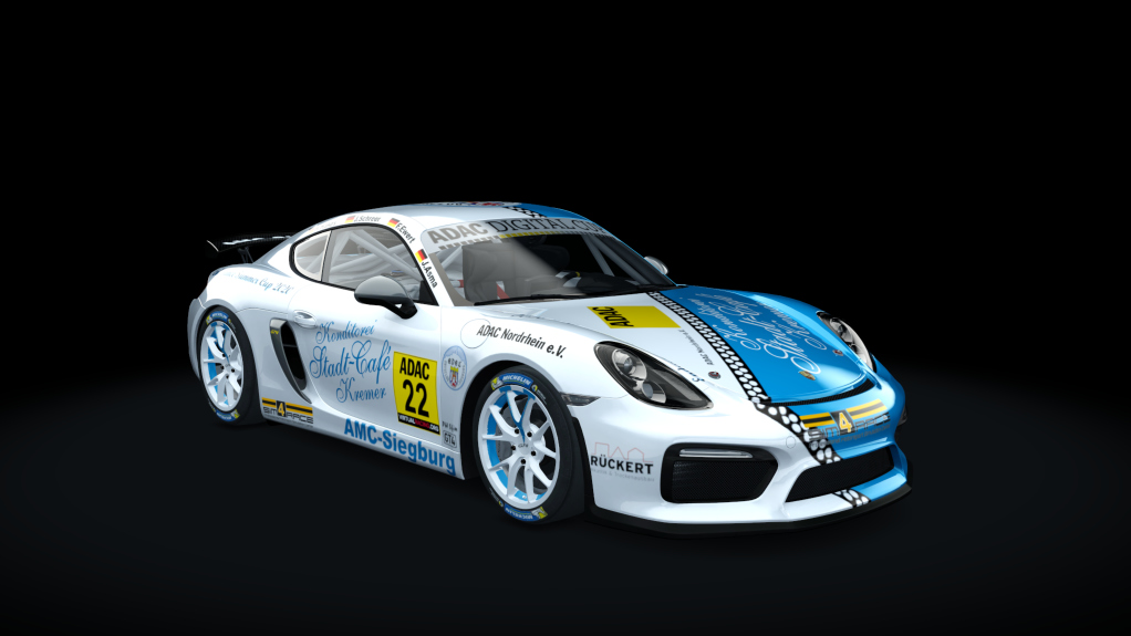 Porsche Cayman GT4 Digital Cup, skin ADAC_22_Siegburg-2