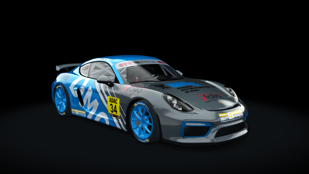 Porsche Cayman GT4 Digital Cup, skin ADAC_34_DuerenMC