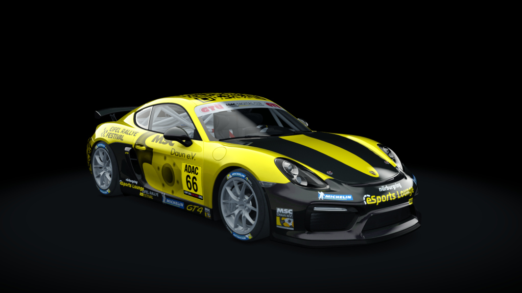 Porsche Cayman GT4 Digital Cup, skin ADAC_66_Daun