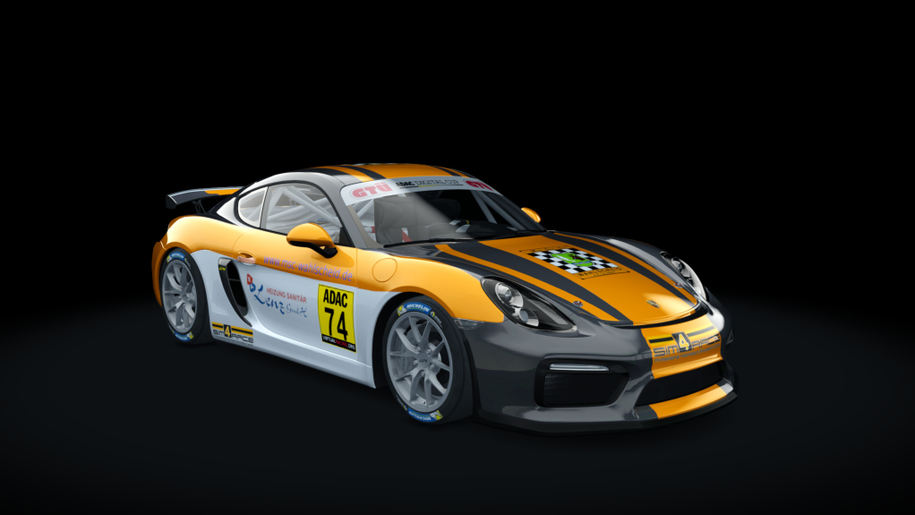 Porsche Cayman GT4 Digital Cup, skin ADAC_74_Wahlscheid1