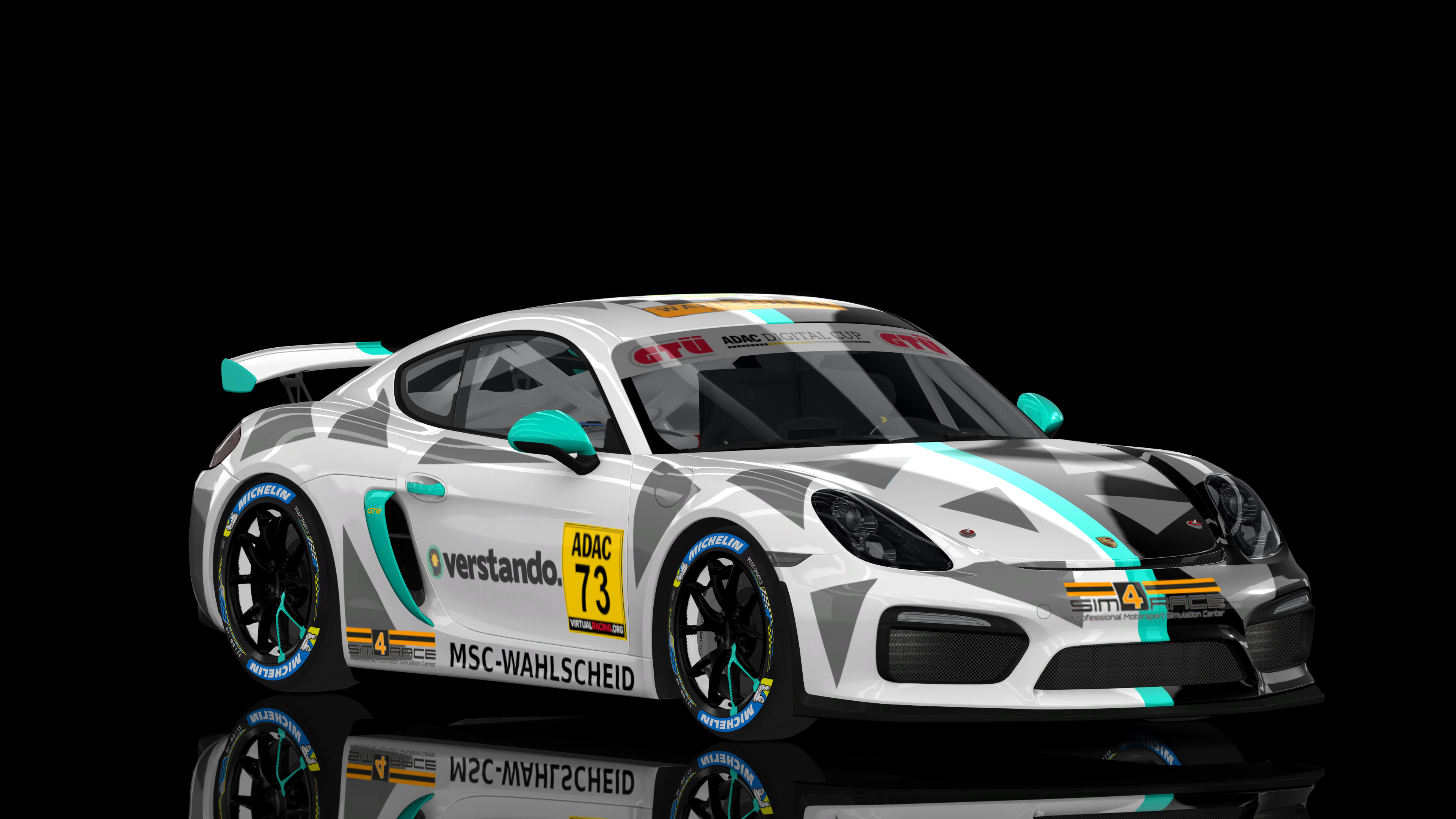 Porsche Cayman GT4 Digital Cup, skin Msc-Wahlscheid 73