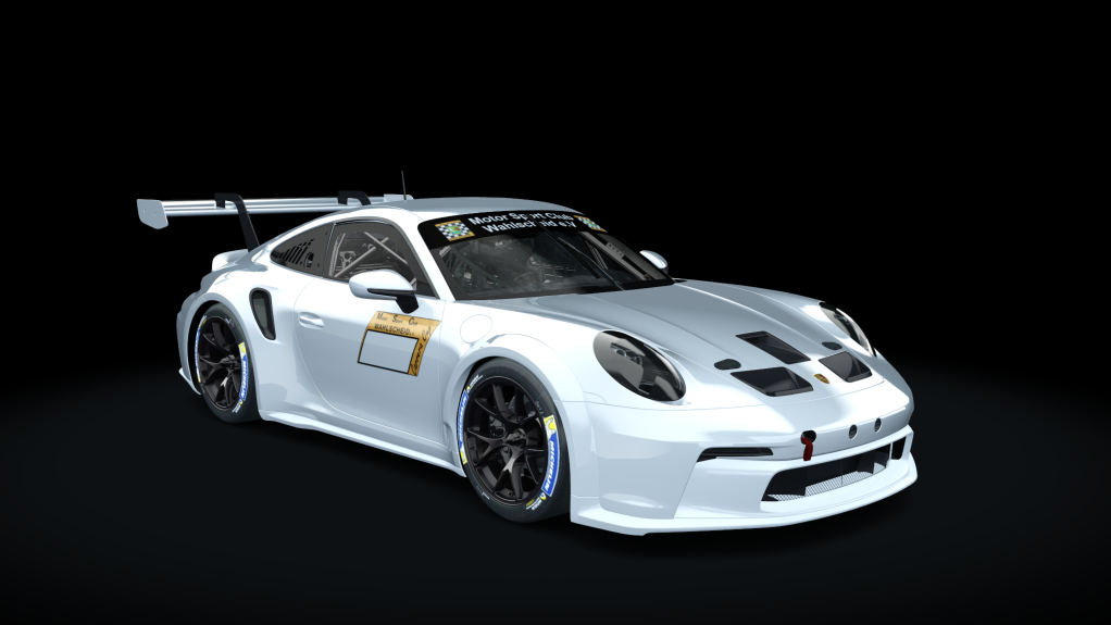 Porsche 911 GT3 Cup 992, skin 000_MSC Wahlscheid_Weiß_Vorlage