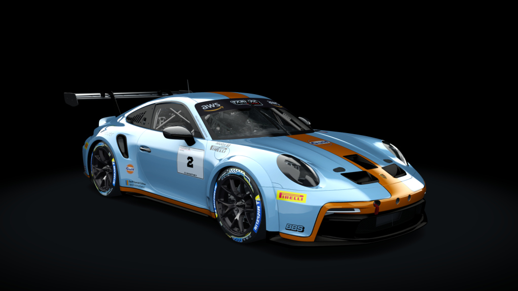 Porsche 911 GT3 Cup 992, skin 2_gulf