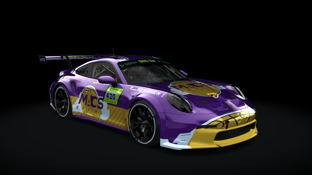 Porsche 911 GT3 Cup 992, skin 420_SRGAW_Ohlwaerter_V1