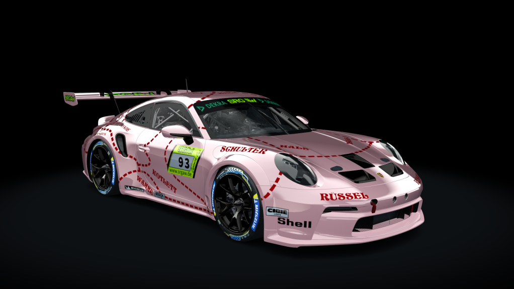 Porsche 911 GT3 Cup 992, skin 93_SRGAW Andre Ziob