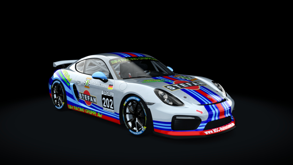 Porsche Cayman GT4 Clubsport, skin 202_srgaw_Stefan_Kusch