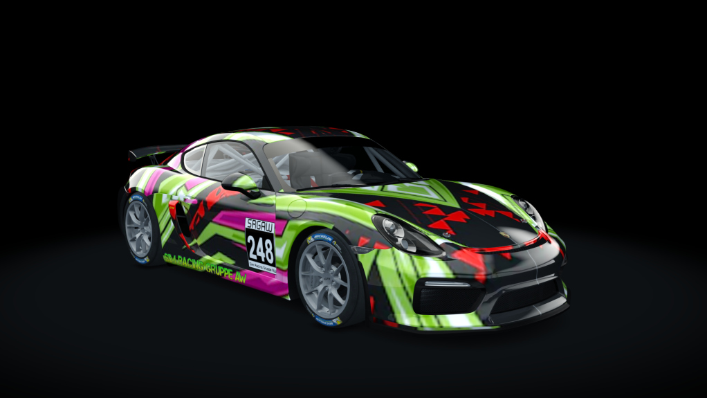 Porsche Cayman GT4 Clubsport, skin 248_srgaw_Luis_Wester