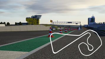 G333 Sachsenring 2022, layout trackday