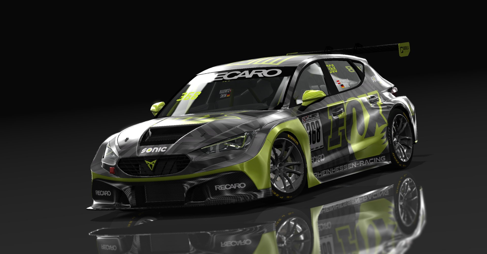 Cupra Leon WTCR, skin 368_wenz_strasser