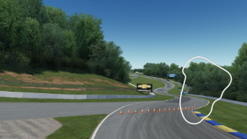 Road Atlanta 2022, layout short_left