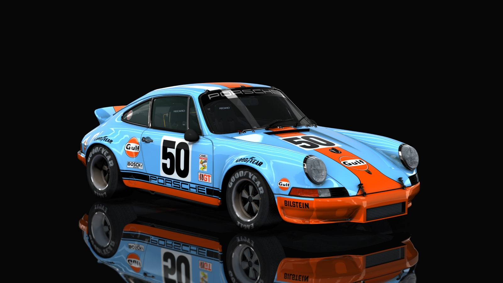 ACL GTR Porsche 911 RSR 1973, skin 50_Gulf_Porsche