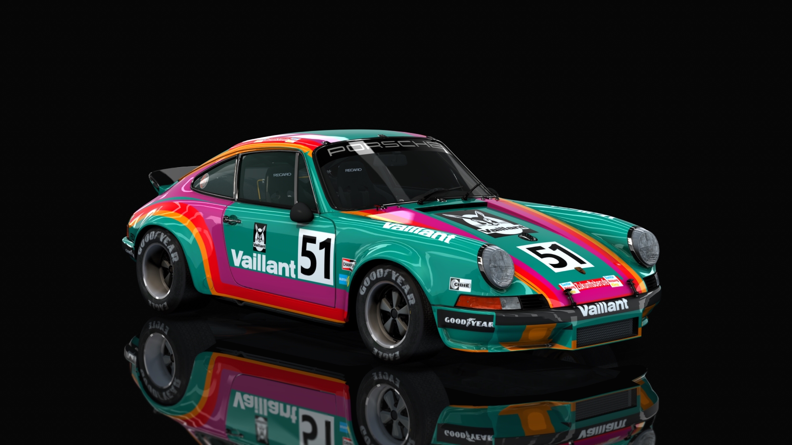 ACL GTR Porsche 911 RSR 1973, skin 51_Vaillant