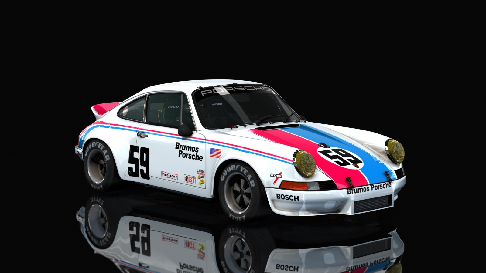 ACL GTR Porsche 911 RSR 1973, skin 59_Brumos_Porsche