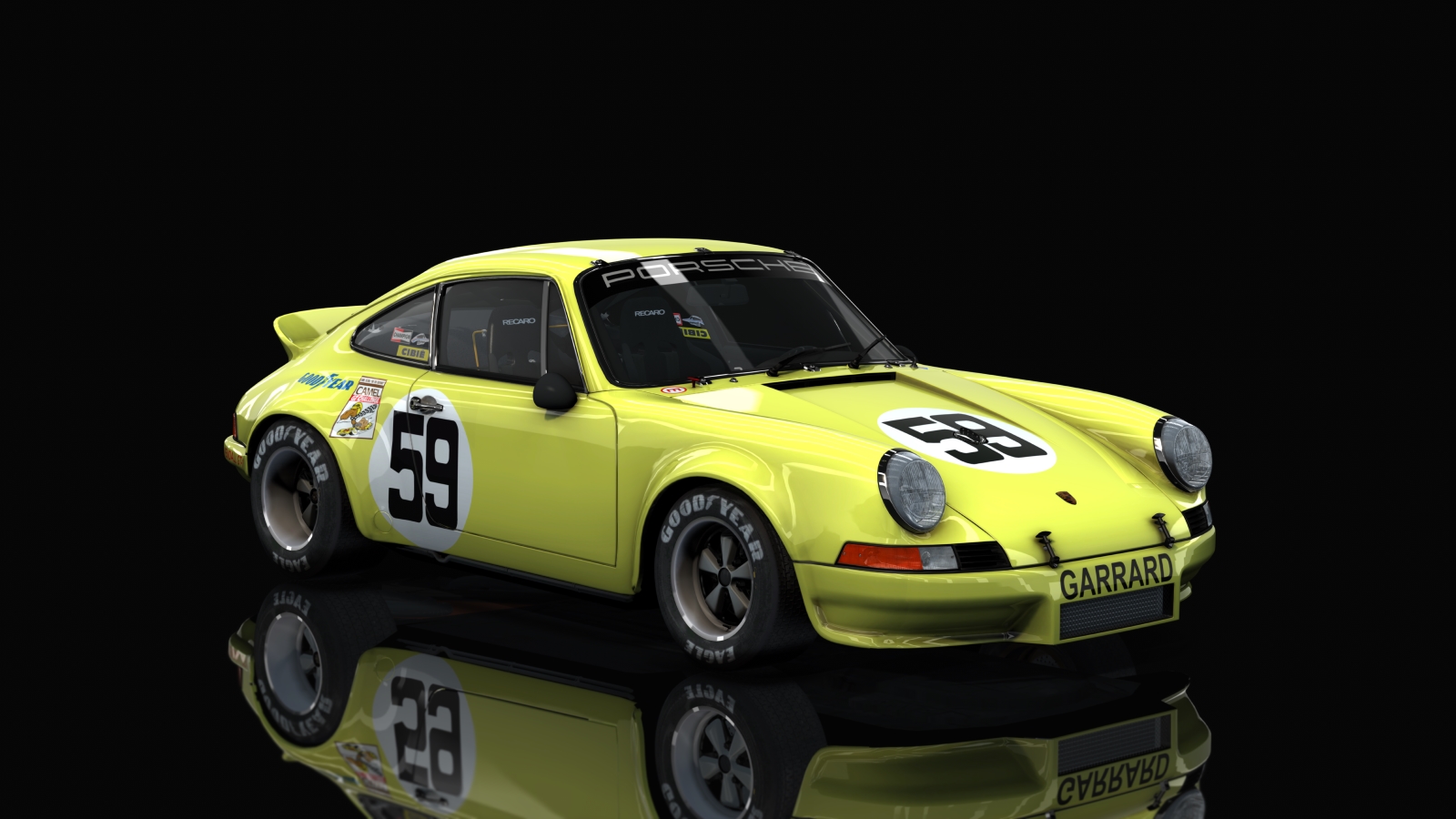 ACL GTR Porsche 911 RSR 1973, skin Brumos #59 Sebring 1973