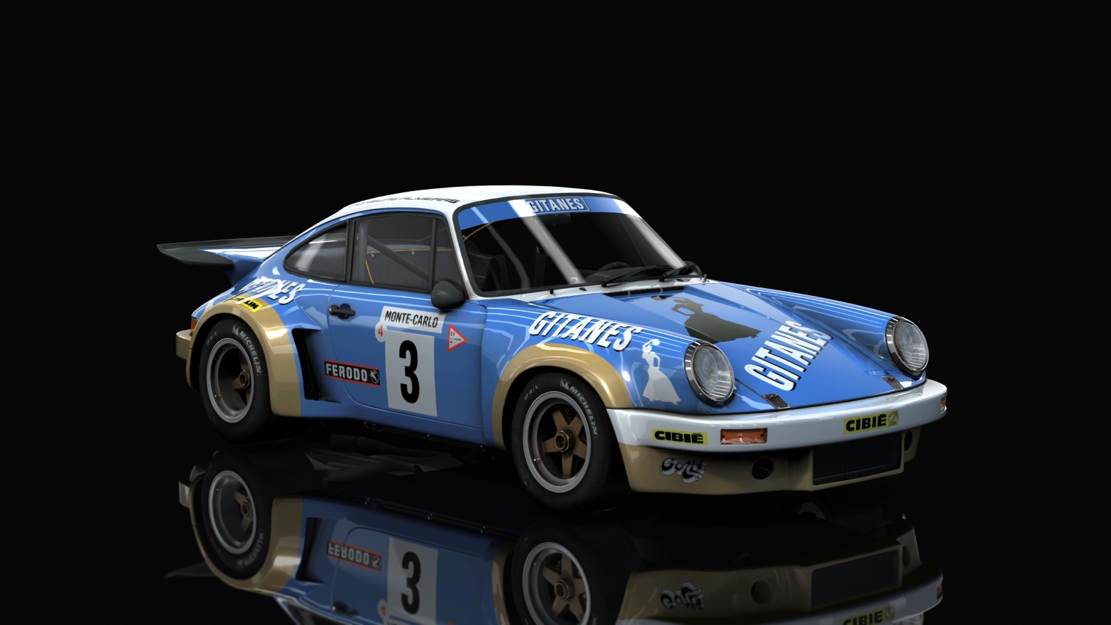 ACL GTR Porsche RSR 74, skin 33_Gitanes