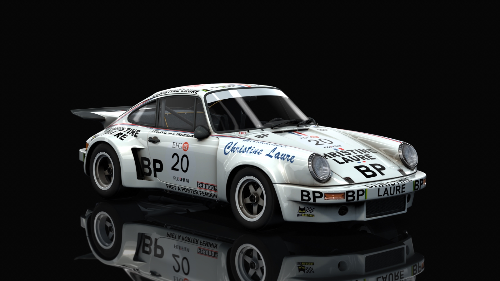 ACL GTR Porsche RSR 74, skin Christine_Laure_Le_Mans_Classic