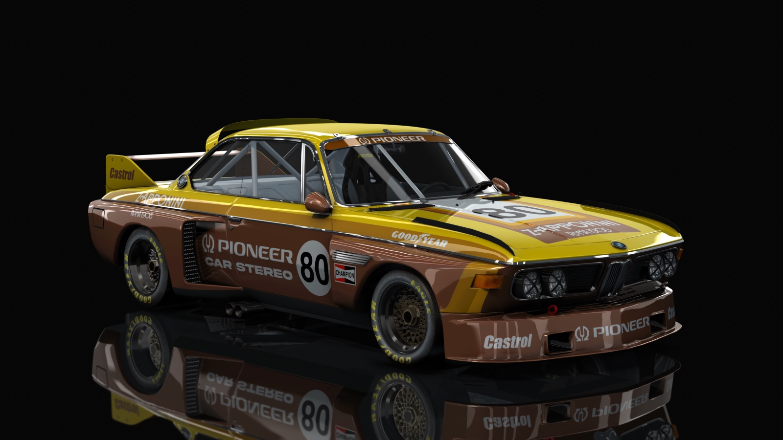 ACL GTR BMW CSL 3.0, skin pioneer