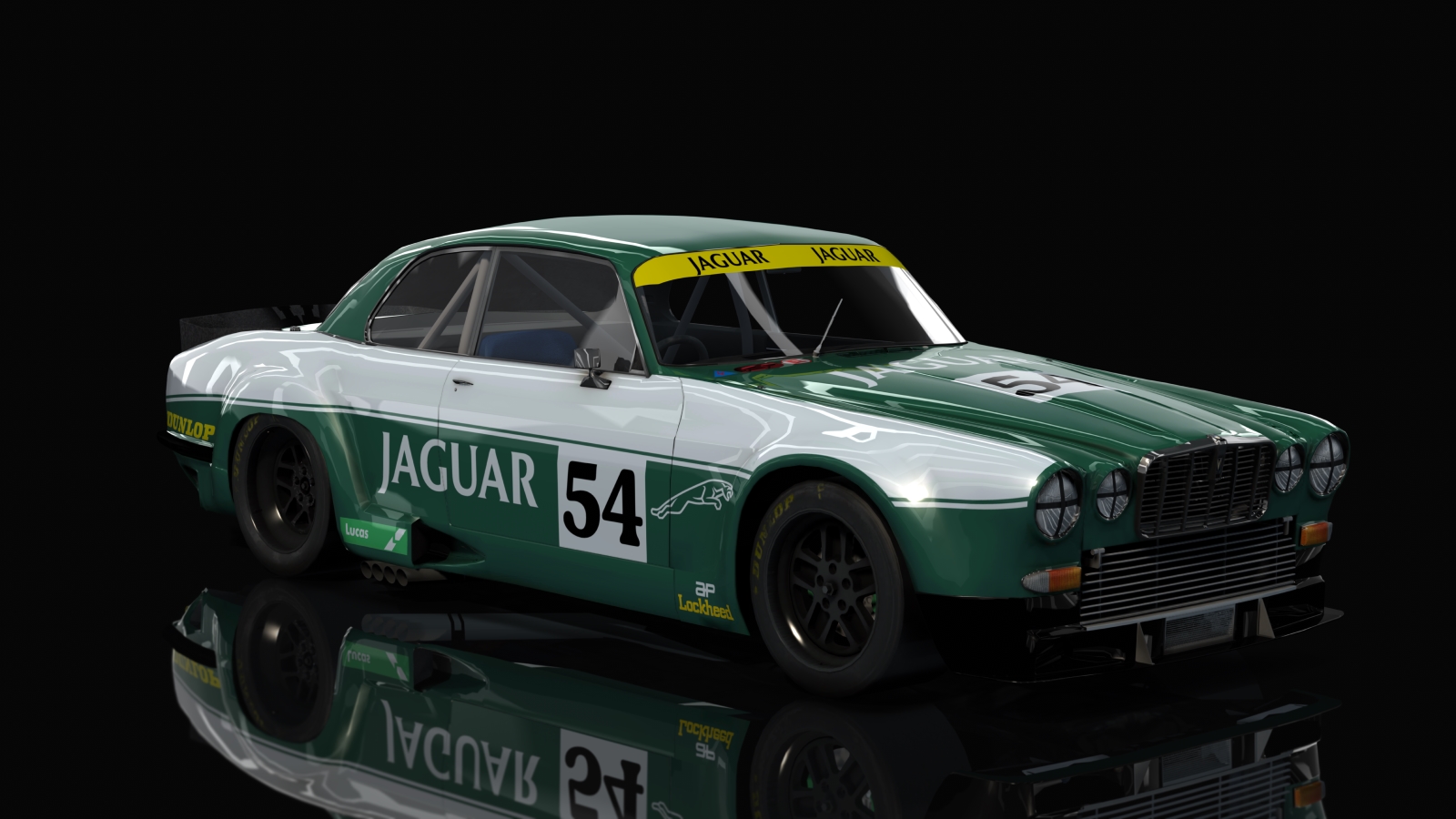 ACL GTR Jaguar Broadspeed XJ12C, skin british_green54_4k