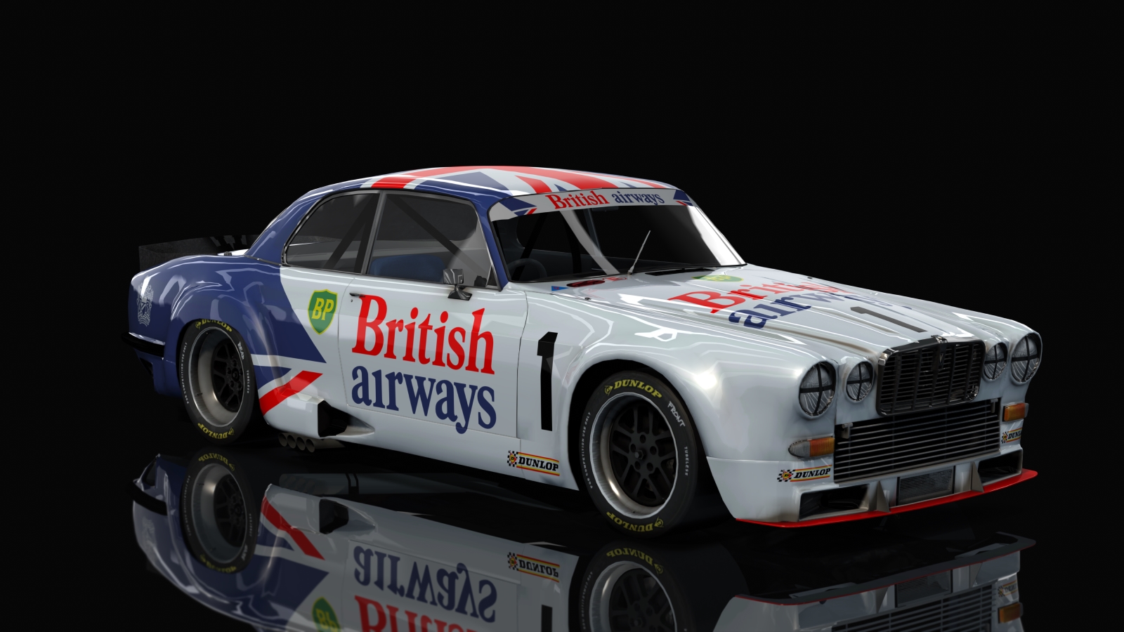 ACL GTR Jaguar Broadspeed XJ12C, skin britishairways1