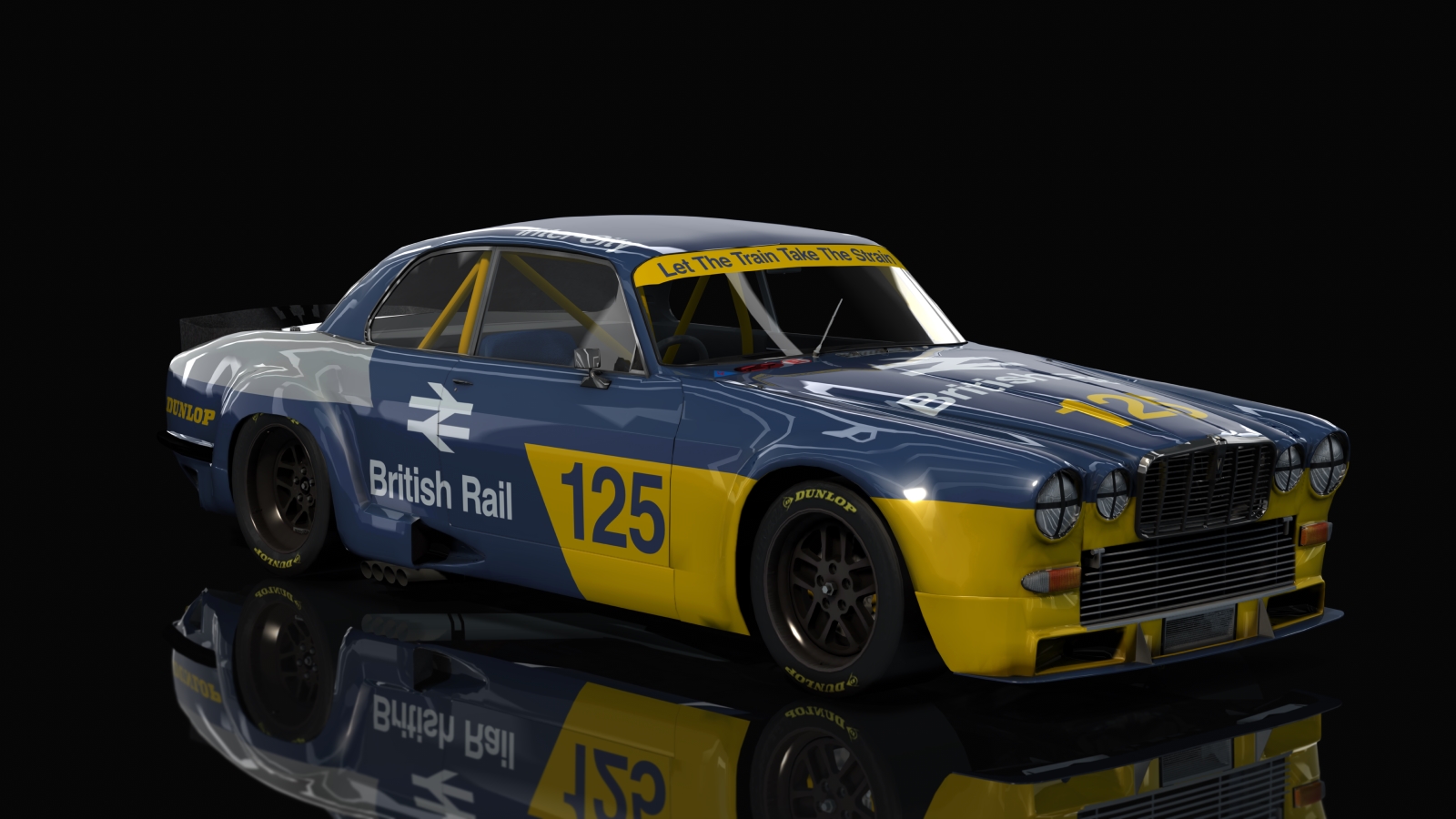 ACL GTR Jaguar Broadspeed XJ12C, skin britishrail