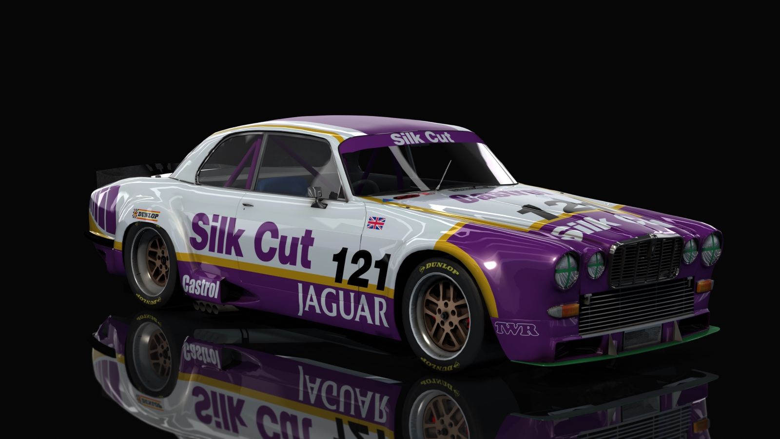 ACL GTR Jaguar Broadspeed XJ12C, skin silkcut121_4k