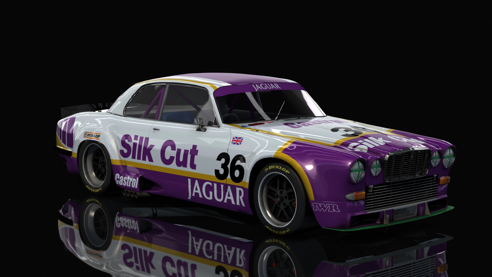 ACL GTR Jaguar Broadspeed XJ12C, skin silkcut36_4k