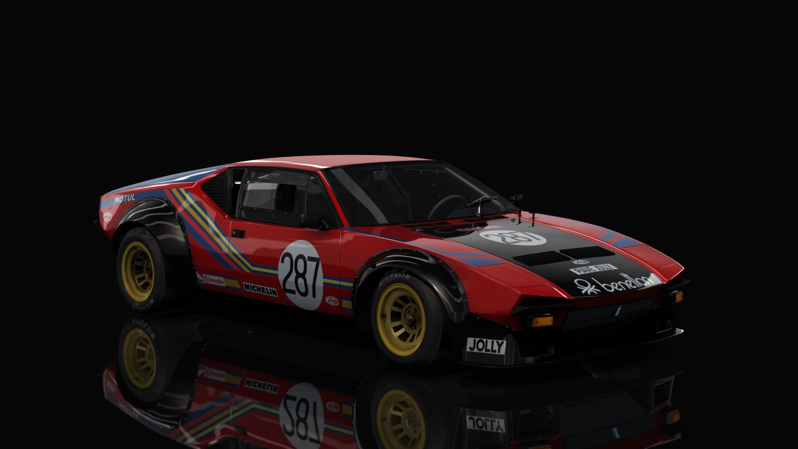 ACL GTR Detomaso Pantera Gr4, skin 287_red