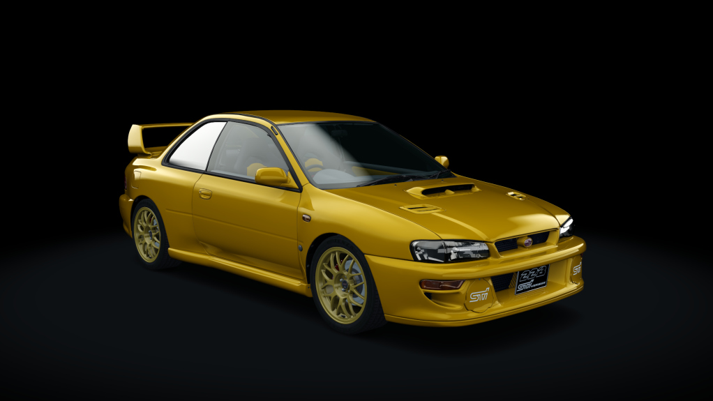 Subaru Impreza 22B STi, skin 3_sonic_yellow