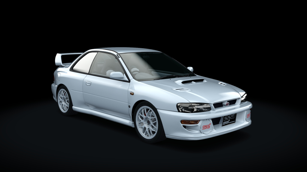 Subaru Impreza 22B STi, skin 4_sonic_white