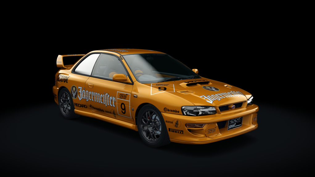 Subaru Impreza 22B STi, skin Jagermeister