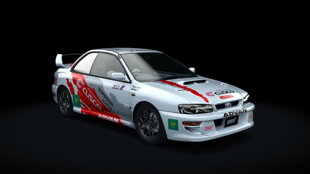 Subaru Impreza 22B STi, skin cusco_white