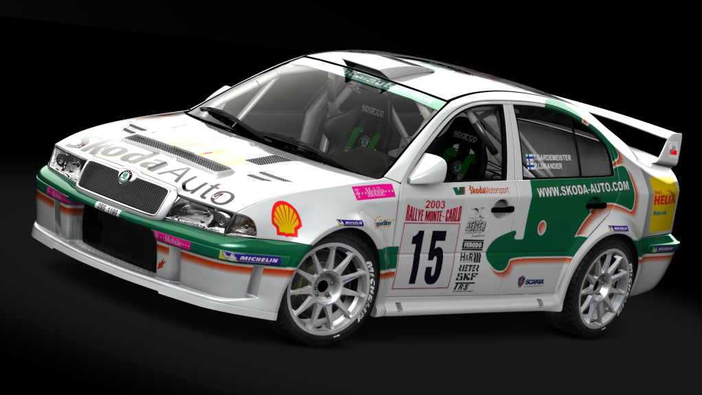 Skoda Octavia I WRC2002 (Evo 3), skin Toni Gardemeister 2003