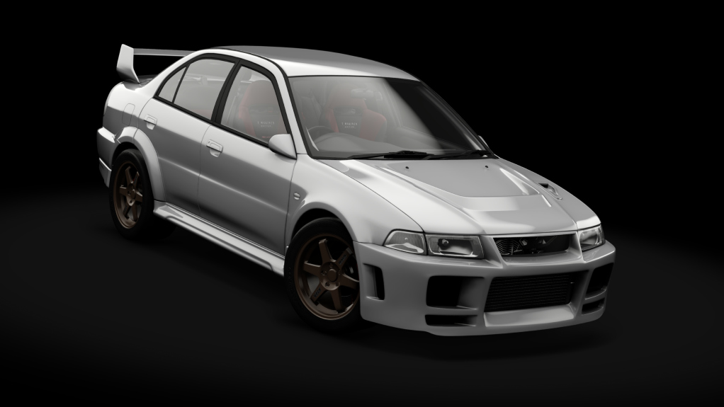 Mitsubishi Lancer Evolution V Wangan Spec, skin 03_satellite_silver