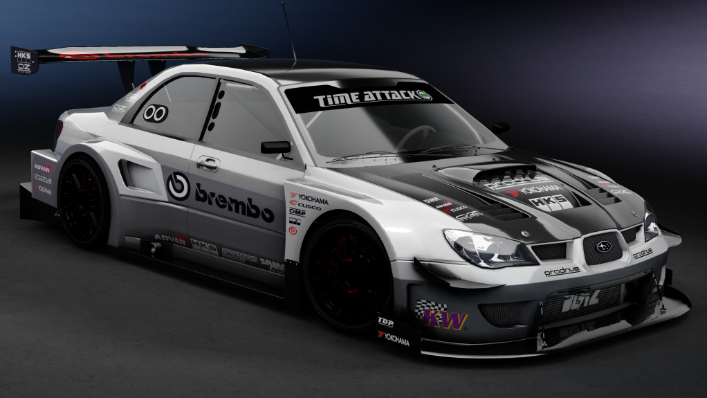 ACMC Subaru Impreza Time Attack, skin brembo