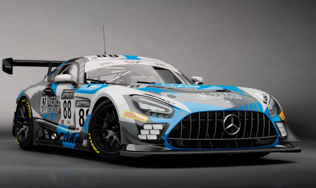 -BCRC M/E - Mercedes GT3, skin Akka #88 Imola