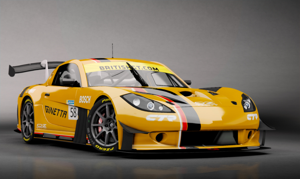 -BCRC M/E - Ginetta GT3, skin Orange