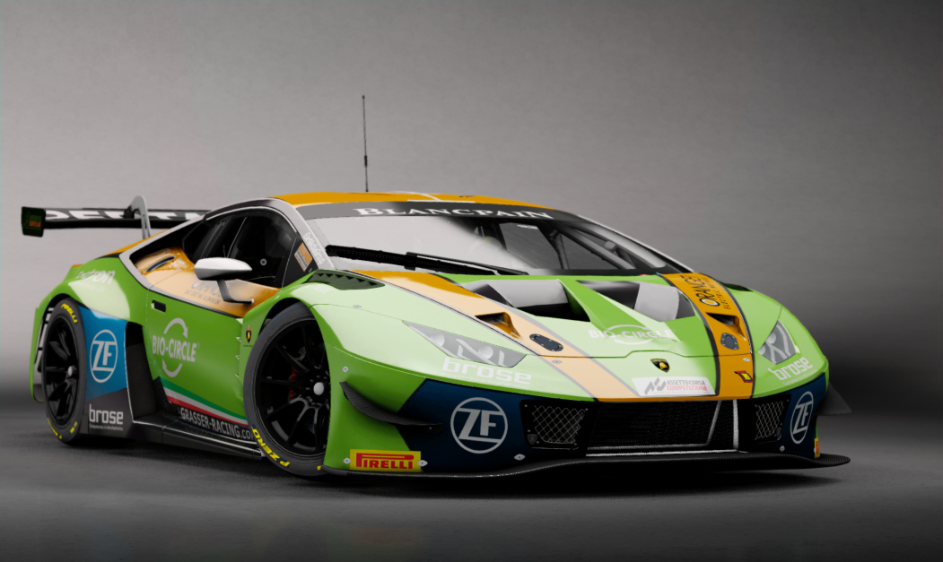 -BCRC M/E - Lamborghini GT3, skin GRT #63 SILVER