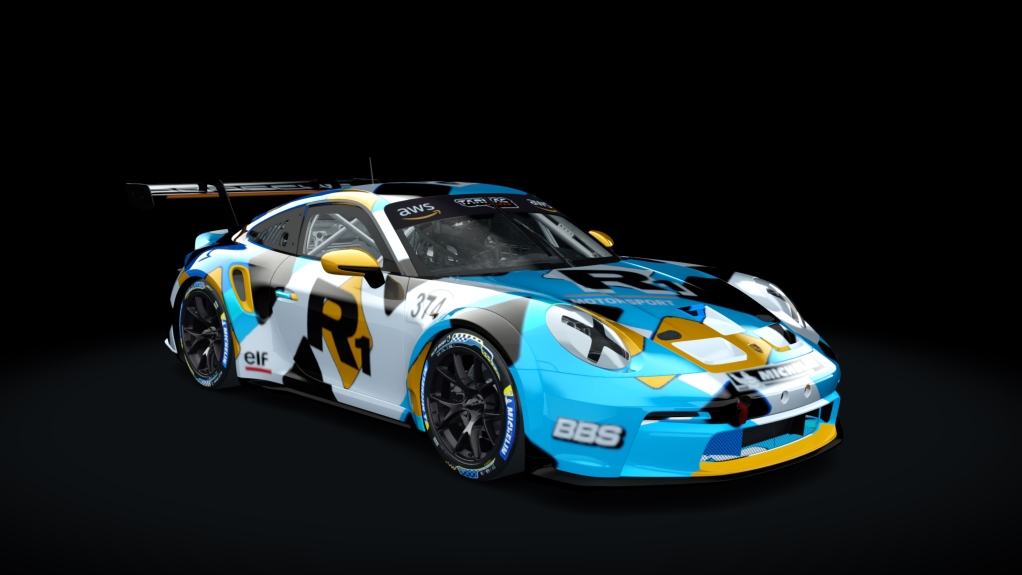 Porsche 911 GT3 Cup 992, skin R1