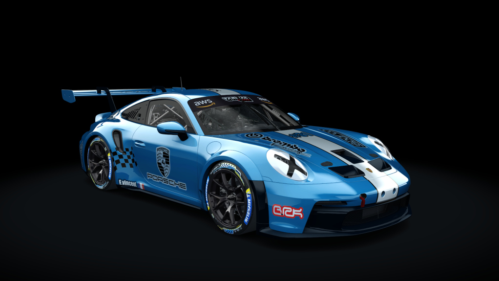 Porsche 911 GT3 Cup 992, skin Zaf #31