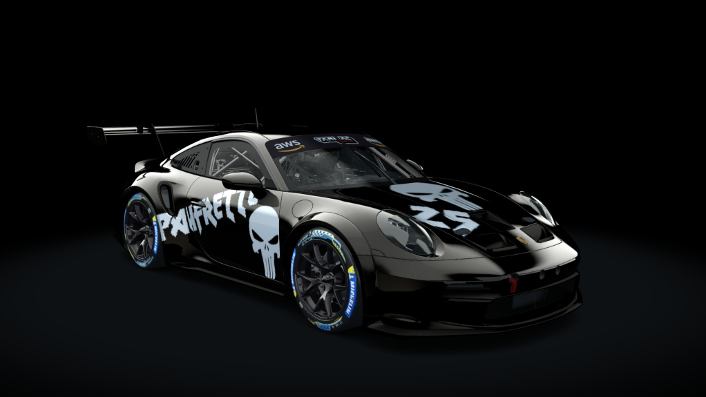 Porsche 911 GT3 Cup 992, skin paufrette