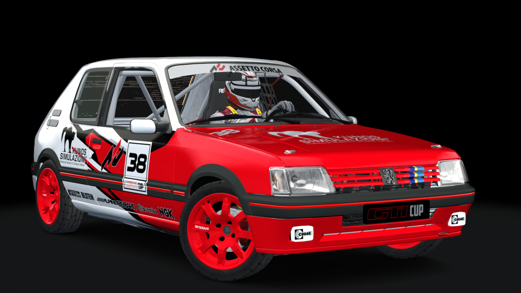 Peugeot 205 GTI Cup, skin ac