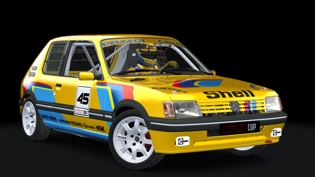 Peugeot 205 GTI Cup, skin camel