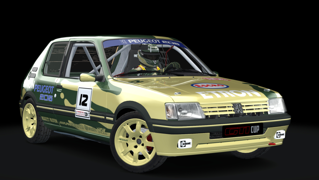 Peugeot 205 GTI Cup, skin escro_etron