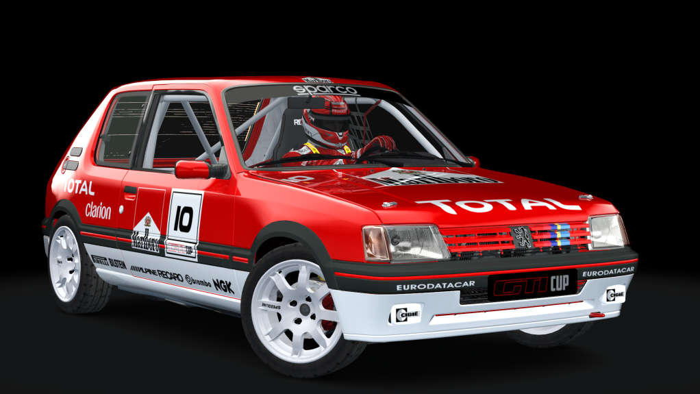 Peugeot 205 GTI Cup, skin marlboro