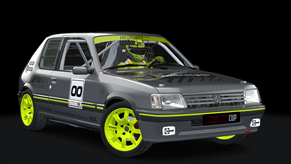 Peugeot 205 GTI Cup, skin pse