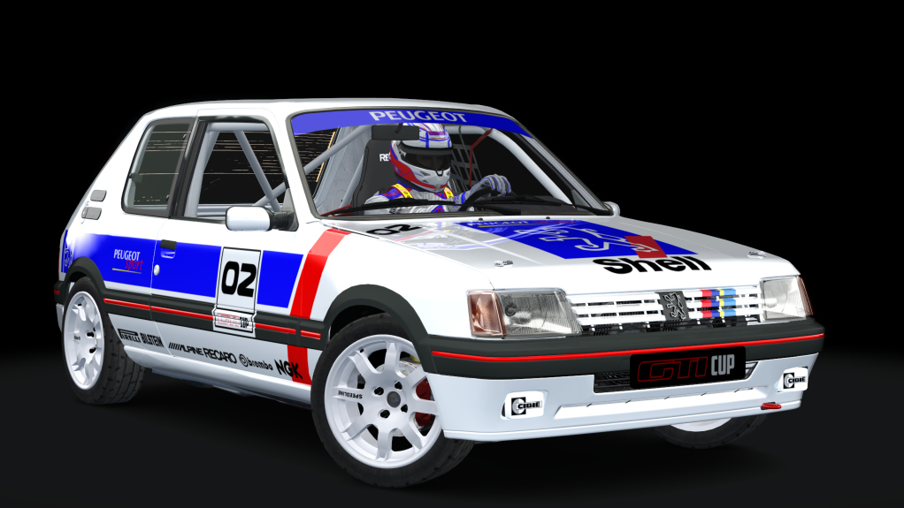 Peugeot 205 GTI Cup, skin tdc